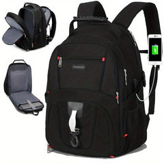 Business Travel Laptop Backpack with USB Charging Port
