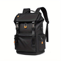 Men's Leather Travel Laptop Backpack Business Anti Theft Slim Bag