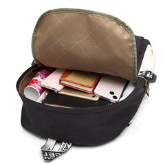 MezyTicky 4pc Leisure Backpack Set with Shoulder Bag & Pen Pouch