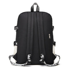 MezyTicky 4pc Leisure Backpack Set with Shoulder Bag & Pen Pouch
