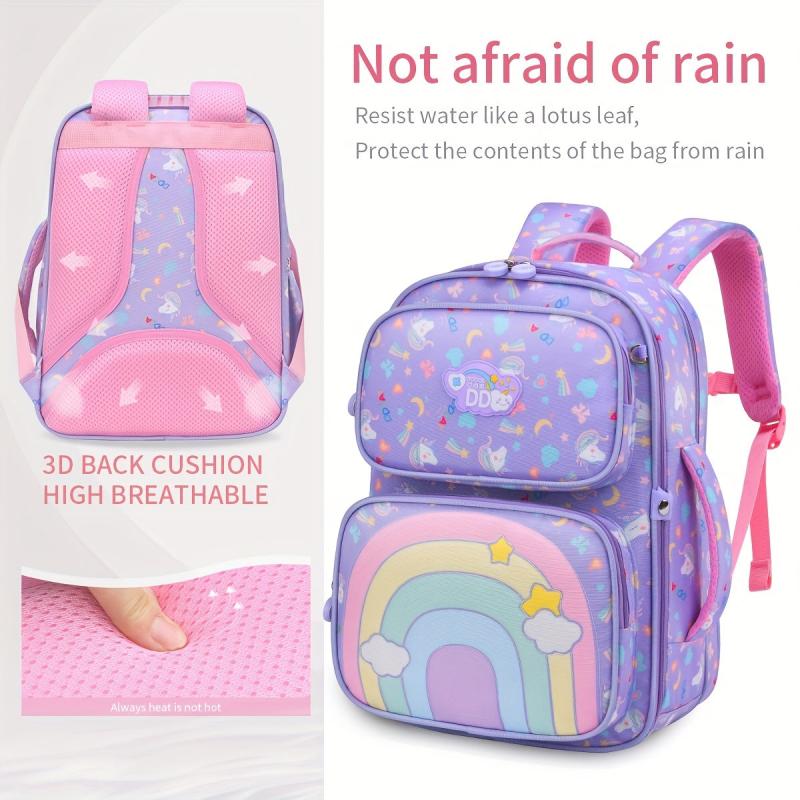 Cartoon Backpacks Adjustable Strap Casual Lightweight Backpack