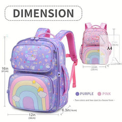 Cartoon Backpacks Adjustable Strap Casual Lightweight Backpack