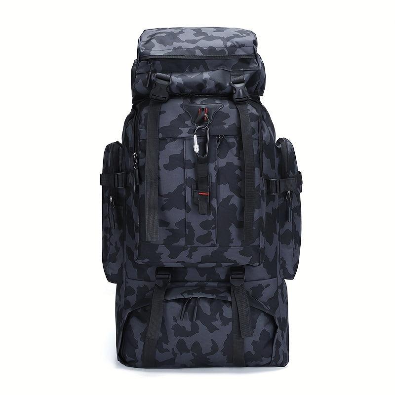 80L Hiking Bag USB Charging Backpack Camouflage