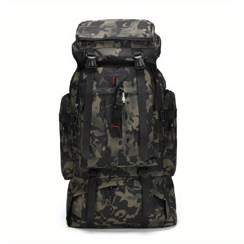 80L Hiking Bag USB Charging Backpack Camouflage