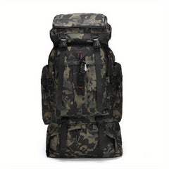 80L Hiking Bag USB Charging Backpack Camouflage