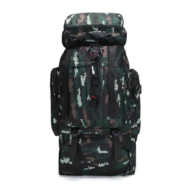 80L Hiking Bag USB Charging Backpack Camouflage