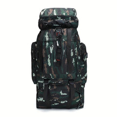 80L Hiking Bag USB Charging Backpack Camouflage