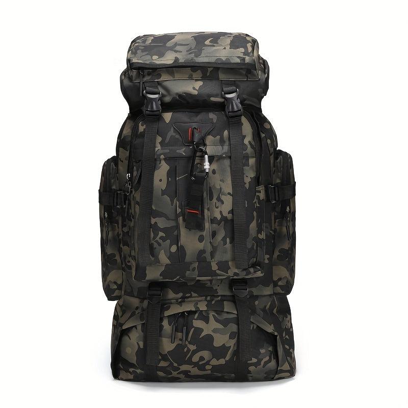 80L Hiking Bag USB Charging Backpack Camouflage