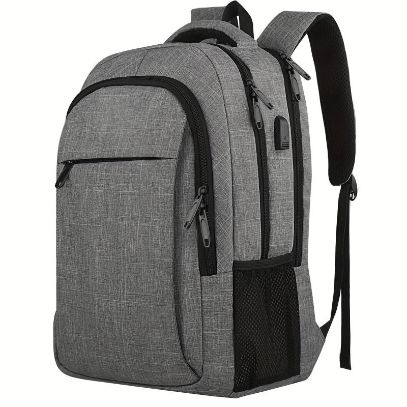 Multifunctional Business Backpack USB Charging Port Travel Bag