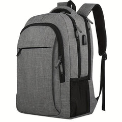 Multifunctional Business Backpack USB Charging Port Travel Bag