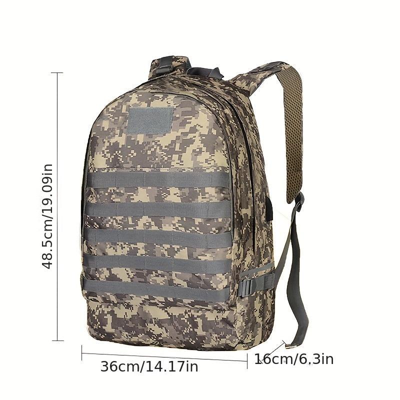 Large Capacity Camo Backpack for Outdoor Travel - Waterproof