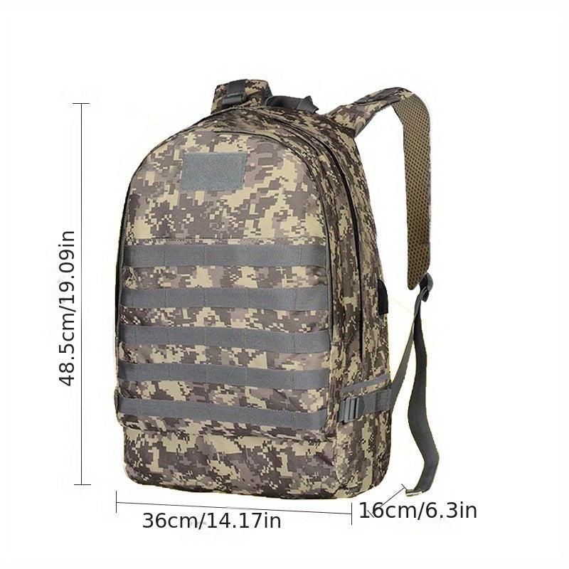Large Capacity Camo Backpack for Outdoor Travel - Waterproof