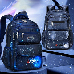 Starry Sky Colorful Sporty Style Backpack Durable Lightweight Spine Protection