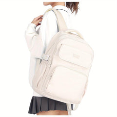 Large Capacity Backpack Lightweight Waterproof Schoolbag Campus Backpack