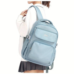 Large Capacity Backpack Lightweight Waterproof Schoolbag Campus Backpack