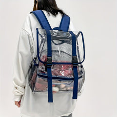 Heavy Duty Clear Backpack Transparent Bookbag for Women Men