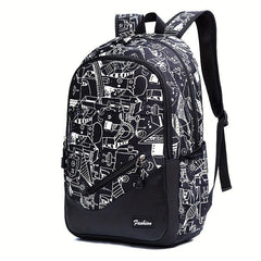 Casual Print Sports Outdoor Backpack Large Capacity School Bag Travel Backpack