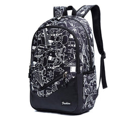 Casual Print Sports Outdoor Backpack Large Capacity School Bag Travel Backpack