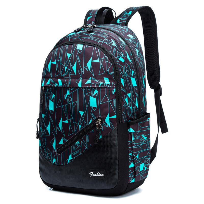 Casual Print Sports Outdoor Backpack Large Capacity School Bag Travel Backpack