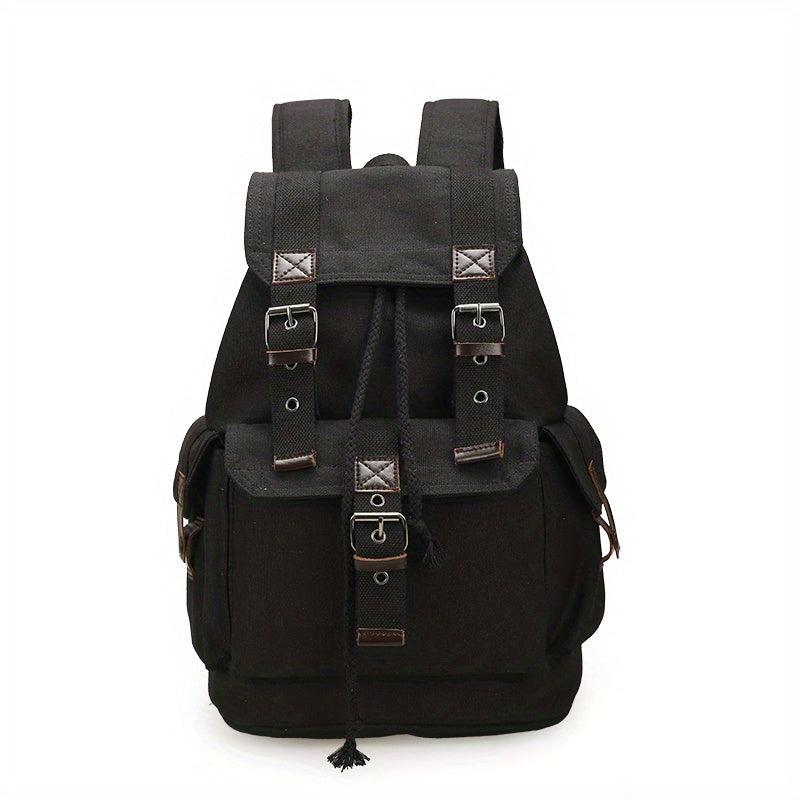 Canvas Vintage Backpack Men's Drawstring Bag