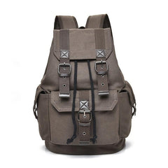 Canvas Vintage Backpack Men's Drawstring Bag