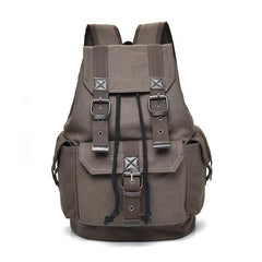 Canvas Vintage Backpack Men's Drawstring Bag
