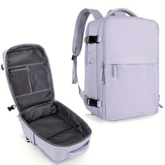 Solid Backpack Large Capacity Business Travel Computer Bag