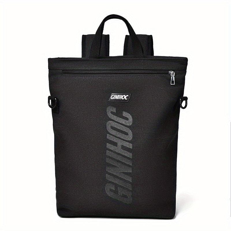 Men's Canvas Laptop Backpack Large Capacity Casual Bag
