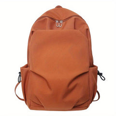 Nylon Waterproof Pleated Backpack Casual Travel Bag