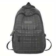 Men's Backpack Laptop Plaid Travel Daypack Schoolbag