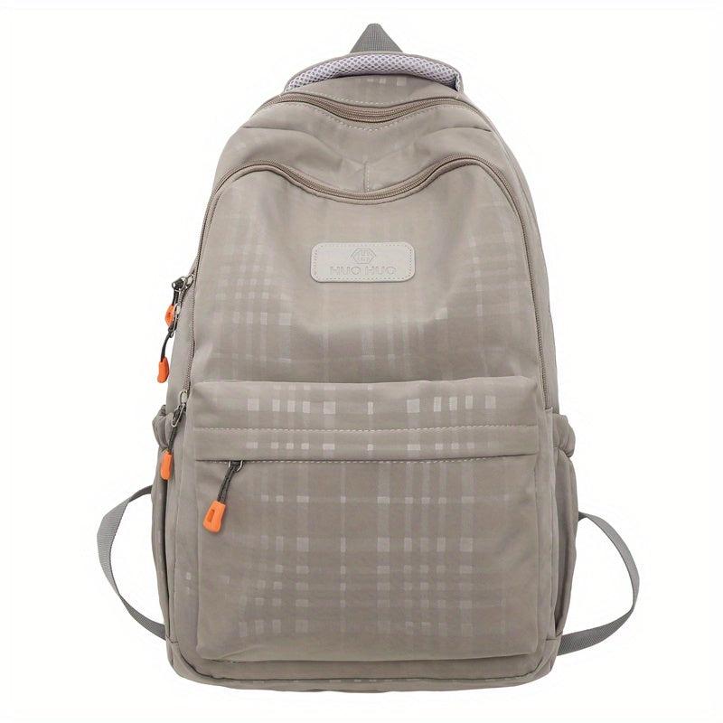 Men's Backpack Laptop Plaid Travel Daypack Schoolbag