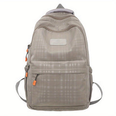 Men's Backpack Laptop Plaid Travel Daypack Schoolbag