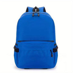 Solid Backpack Men Women Large Capacity Travel Bag Students Lightweight