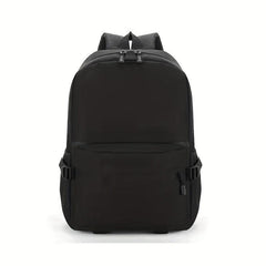 Solid Backpack Men Women Large Capacity Travel Bag Students Lightweight