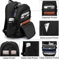 Casual Backpack With USB Charging Port