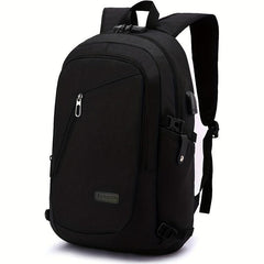 Casual Backpack With USB Charging Port