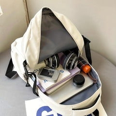 Sporty Style Backpack Large Capacity Foldable Travel Bag