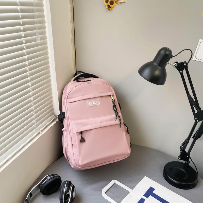 Sporty Style Backpack Large Capacity Foldable Travel Bag