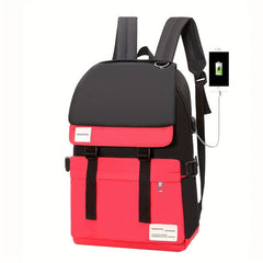 School Bag Laptop Backpack USB Charging Lightweight Large Capacity