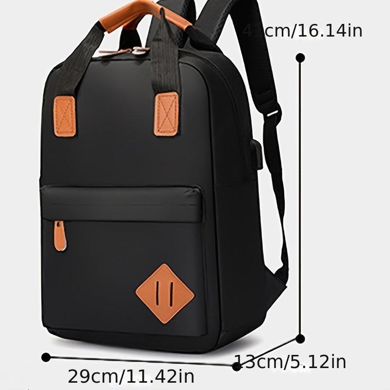 3pcs Compartment Backpack Set Outdoor Travel Large Capacity USB Charging