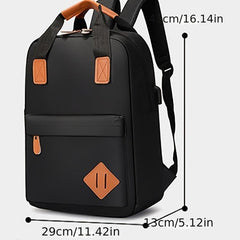 3pcs Compartment Backpack Set Outdoor Travel Large Capacity USB Charging
