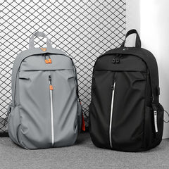 Men Commute Casual Dual Layer Backpack Large Capacity Backpack School Bag