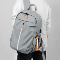 Men Commute Casual Dual Layer Backpack Large Capacity Backpack School Bag