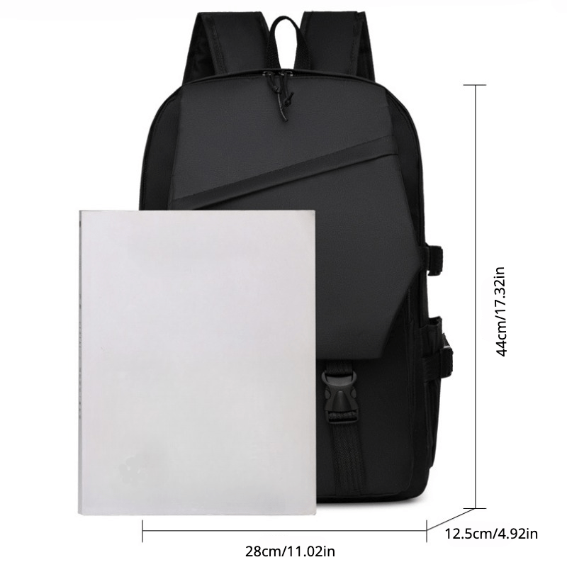 Casual Backpack Laptop Bag Functional Multifunctional Lightweight Bookbag