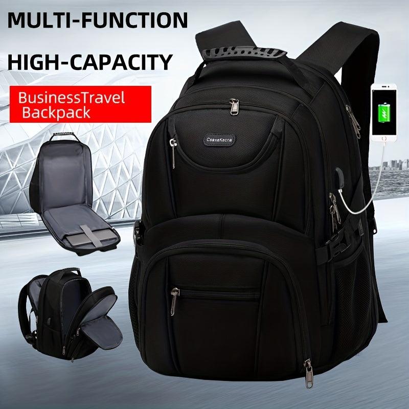 Large Capacity Travel Backpack with USB Charging Port