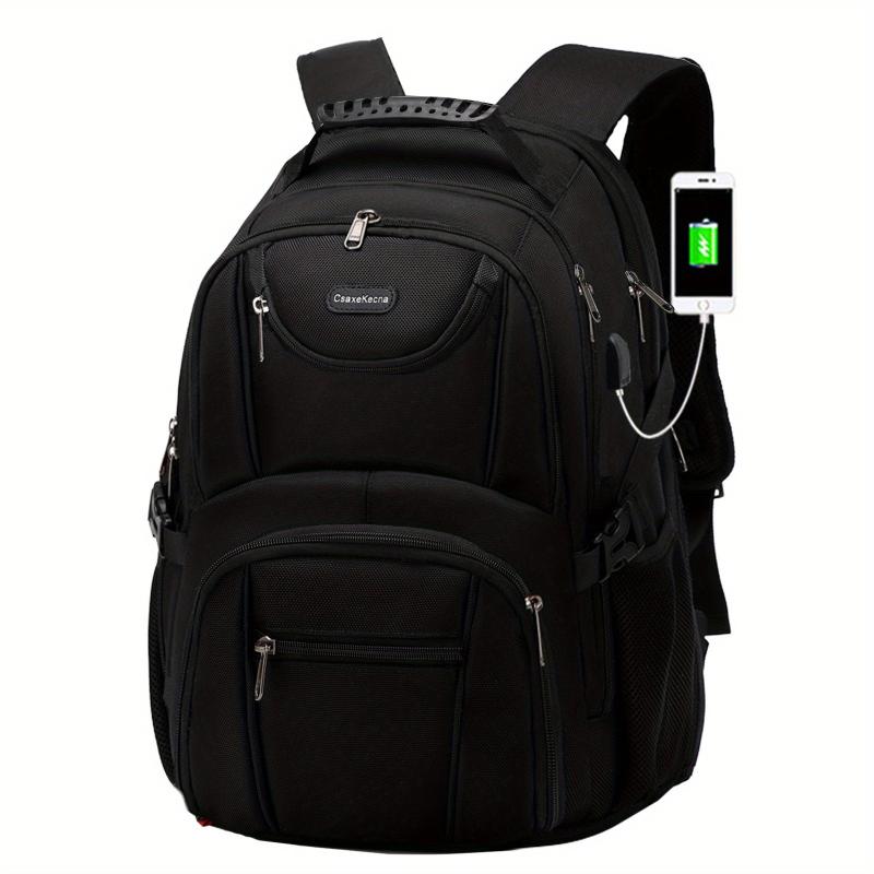 Large Capacity Travel Backpack with USB Charging Port
