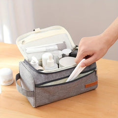 Large Capacity Makeup Bag for Travel Toiletries & Makeup Storage