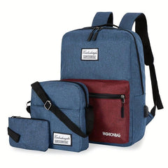 3pcs Business Backpack Crossbody Bag Set