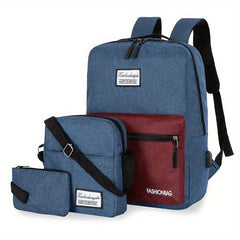 3pcs Business Backpack Crossbody Bag Set