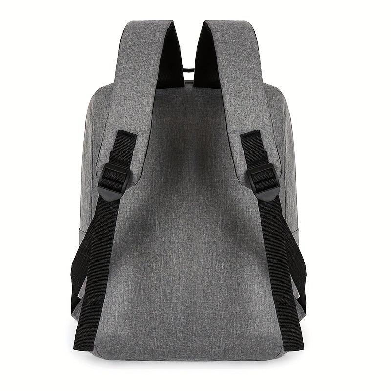 3pcs Grey Backpack Set for Men
